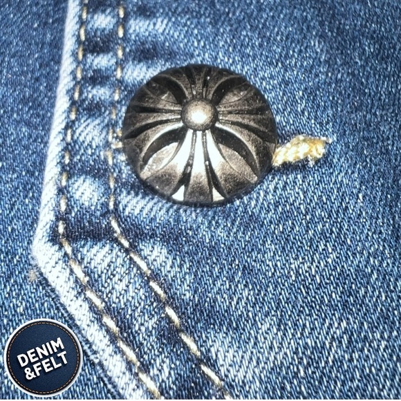 Marigold Kiss Women’s Country Western Iridescent Bronco Denim Vest | NEW/NWT!!🐴🤠 - Picture 8 of 15